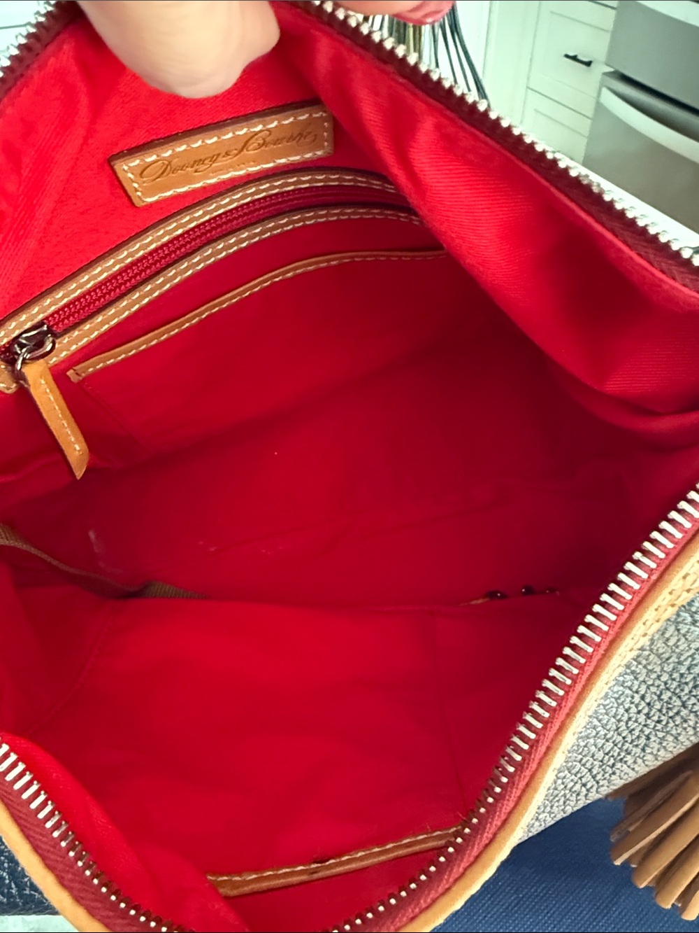 Dooney & Bourke Patterson Leather Paige Hobo Sac - Picture 7 of 8